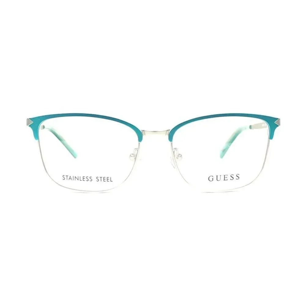 NWT GUESS 2588 51088 Silver Eyeglasses